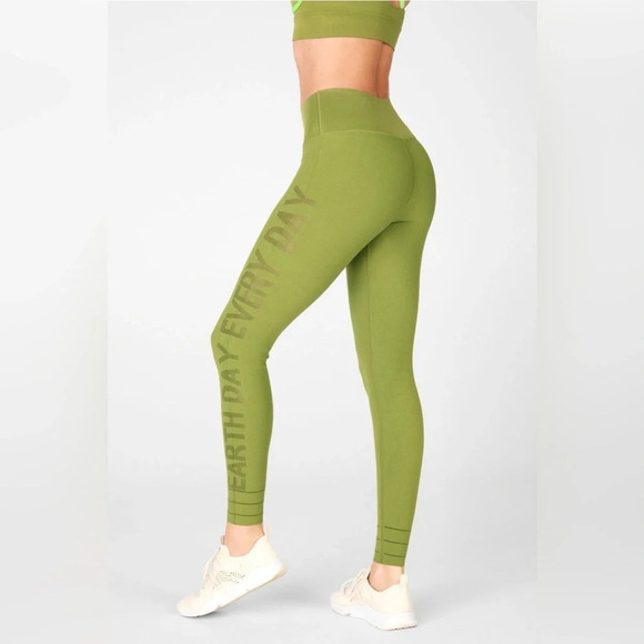 Fabletics High-Waisted SculptKnit Earth Legging Sz XS - Picture 3 of 8
